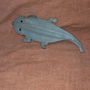 Vintage Leather Lizard coin/ eyeglasses case